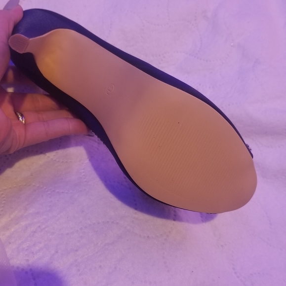 Navy Blue Elegant Park with rhinestones size 41(fits 9.5 women) - Picture 3 of 4